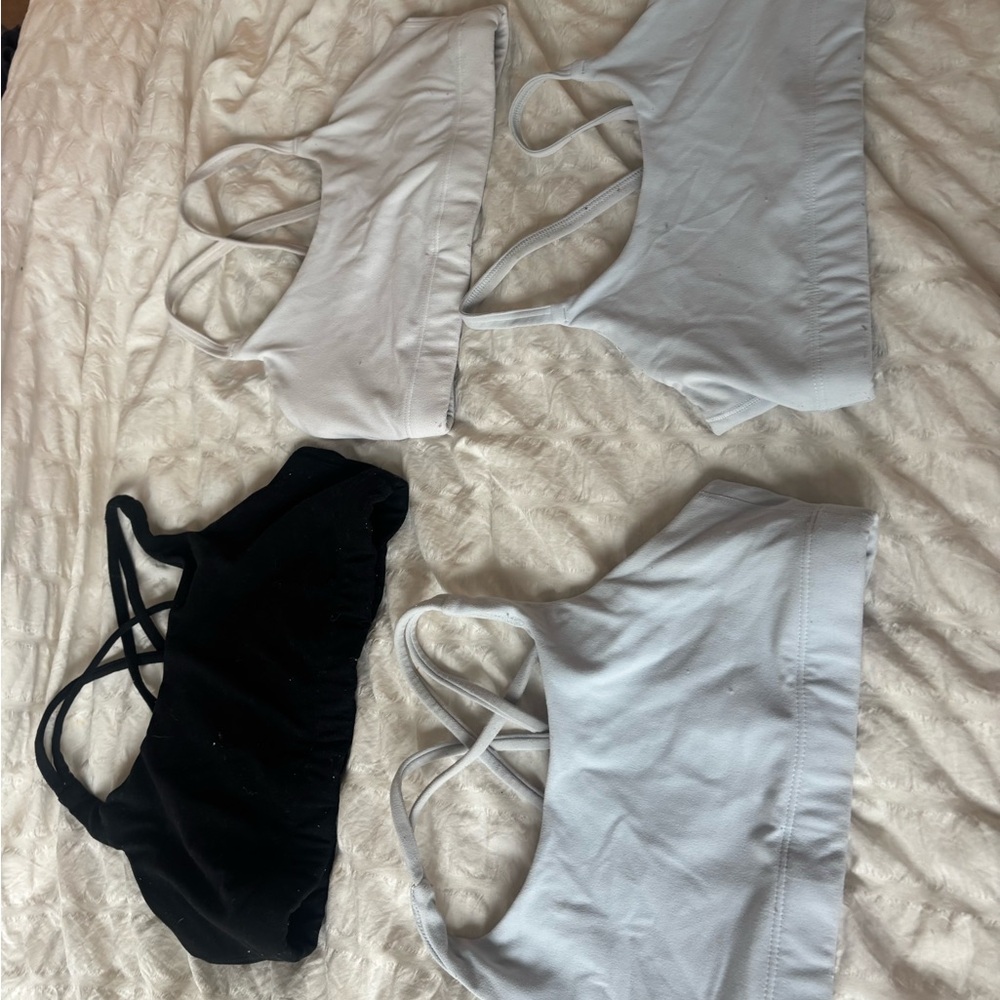 Athleta Sports Bras - White and Black